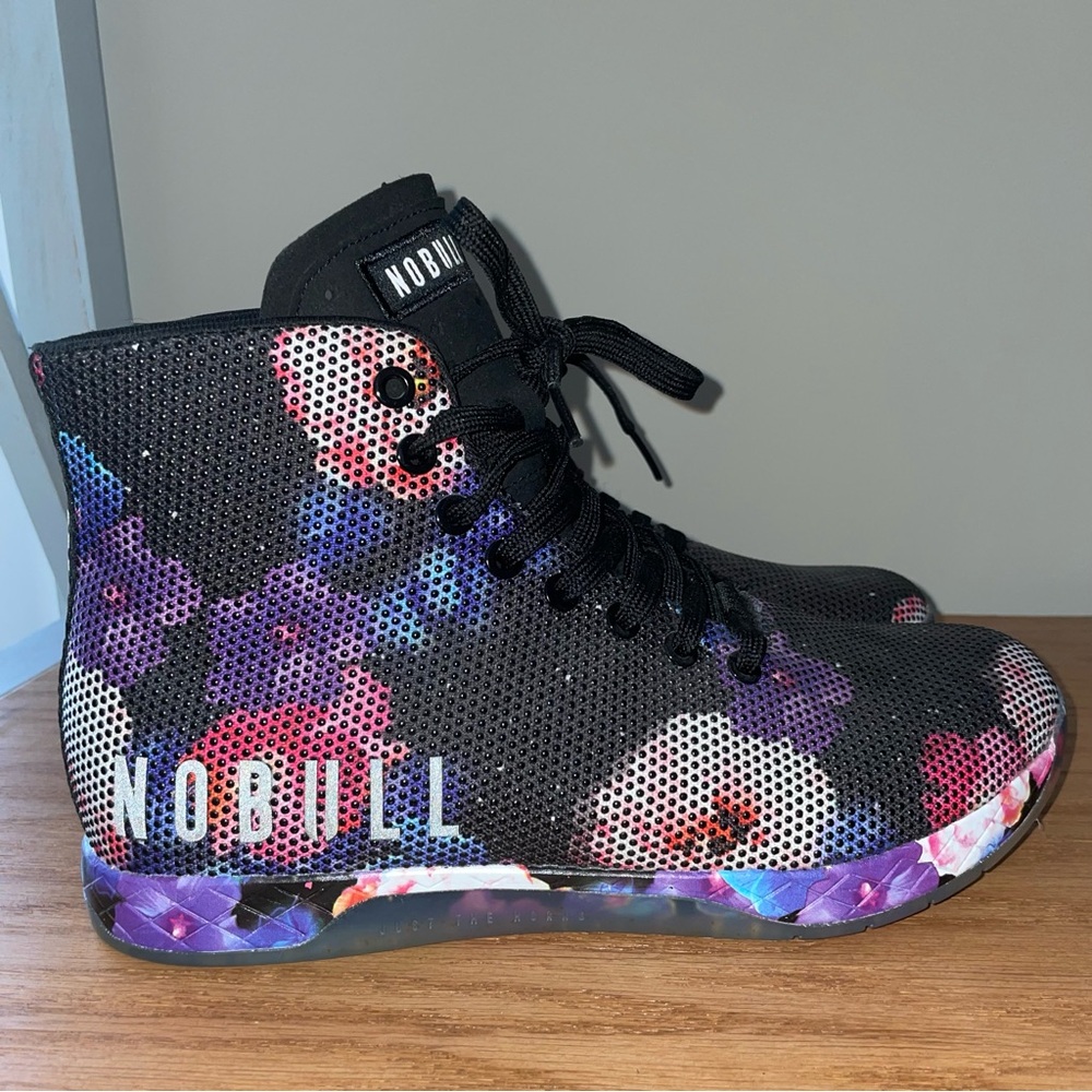 NOBULL Black Floral Athletic Shoes